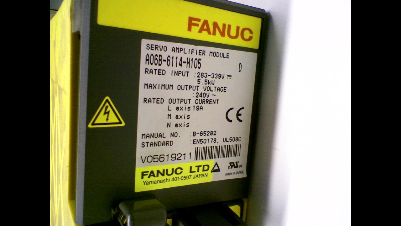 Amazon.co.jp: Fanuc A06B-6114-H105 サーボアンプモジュール : おもちゃ